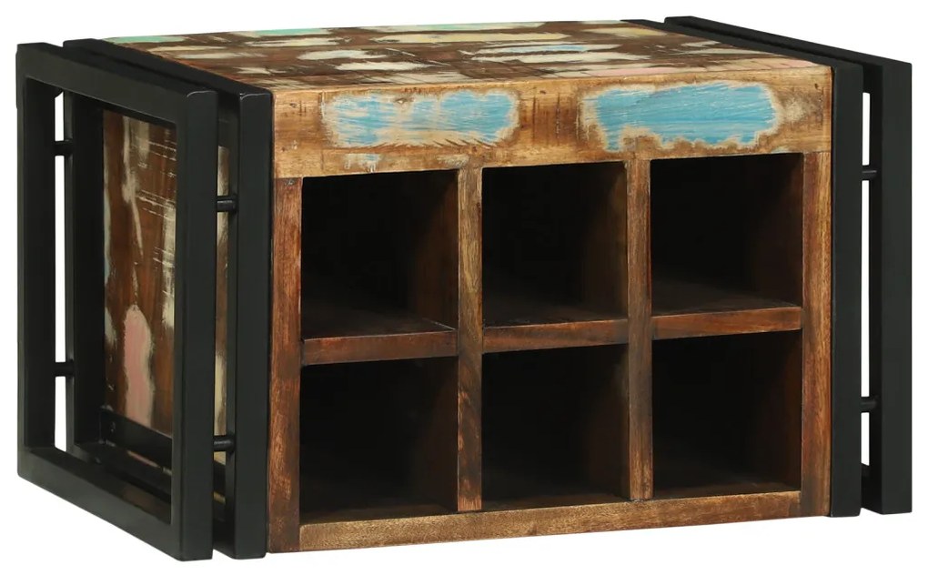 Borpolc 46x35x27.5 cm Tömör újrahasznosított fa