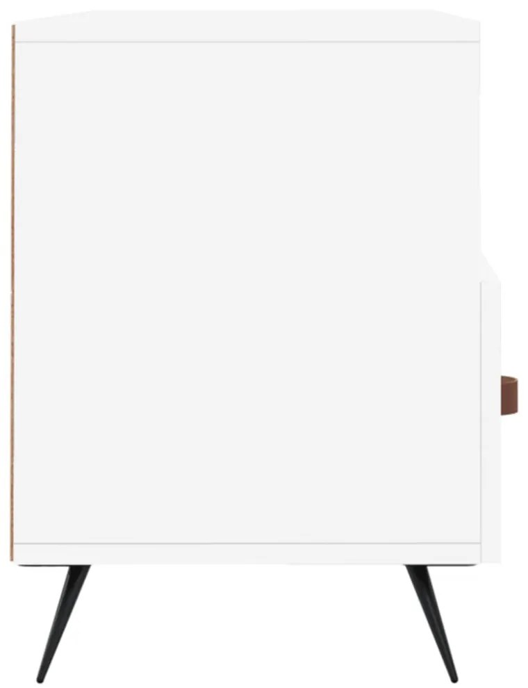 fehér szerelt fa TV-szekrény 102 x 36 x 50 cm