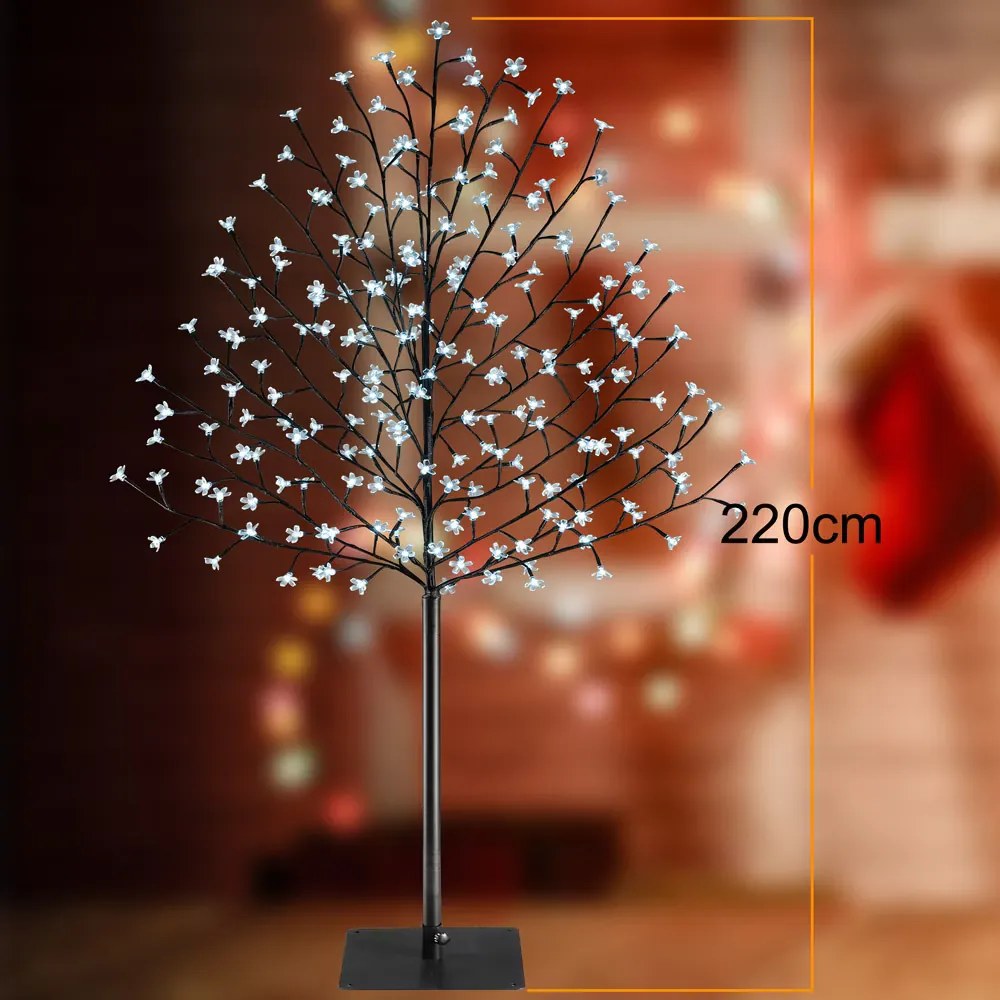 Deuba Világító cseresznyefa 220 cm - hideg fehér
