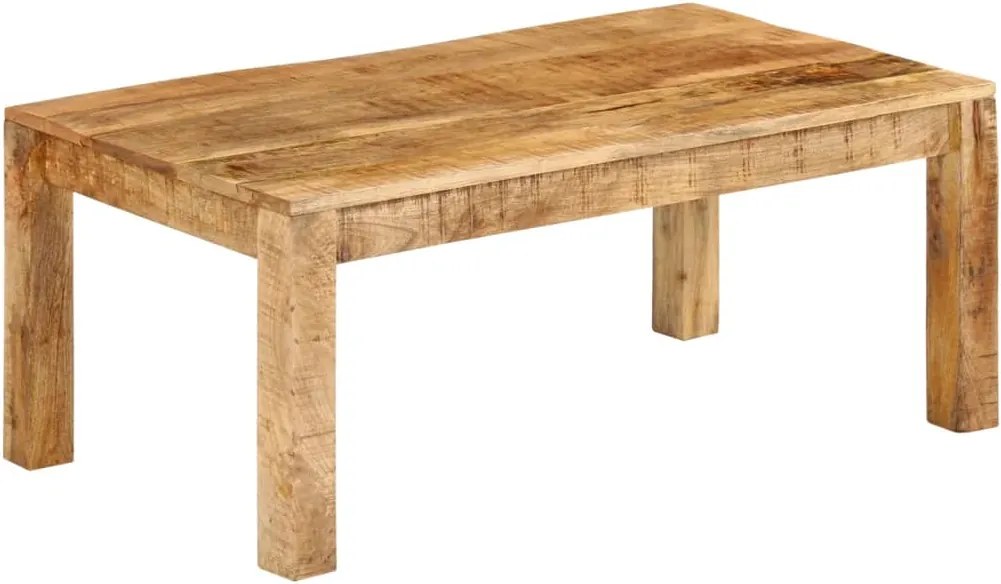 vidaXL tömör mangófa dohányzóasztal 100 x 55 x 40 cm