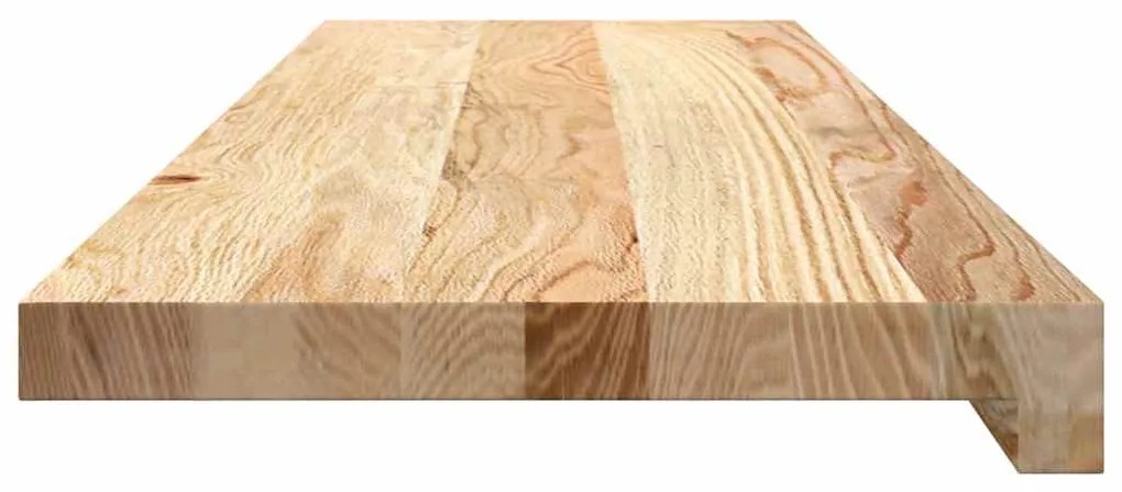 4 db tömör tölgyfa lépcsőfokok kezeletlen 90x25x2 cm