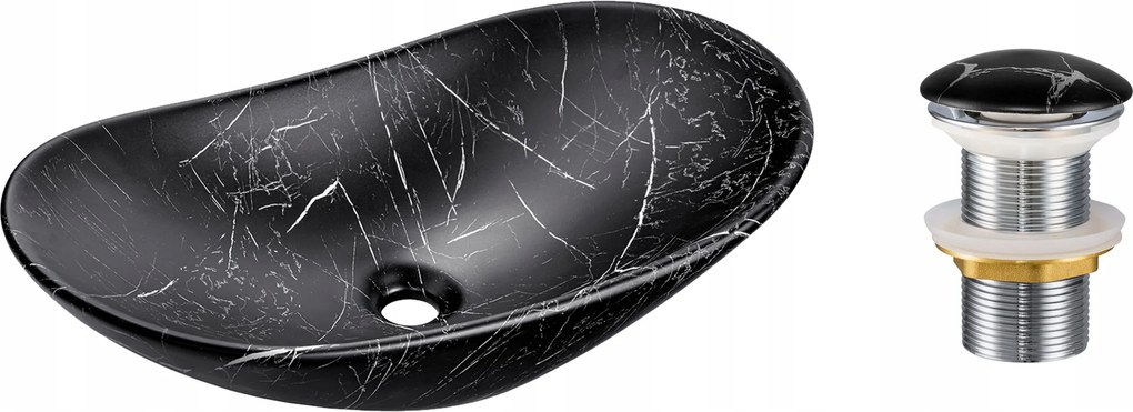 Mosdó szett Click-Clack dugóval