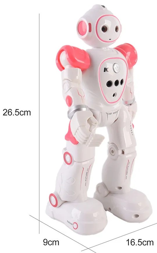 Cady robot intelligens, érzékelős, interaktív játék rózsaszín