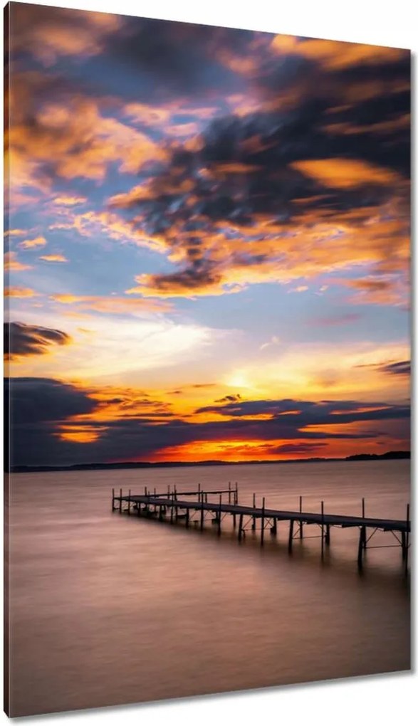 Vászonkép 80x120 Nyugati-tó híd