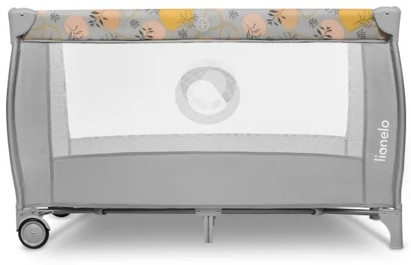 Lionelo - Utazóágy STEFI PLUS rózsaszín-sárga