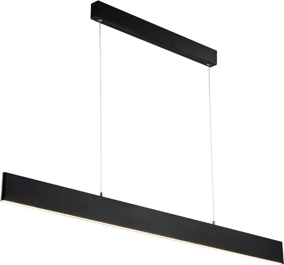 MAYTONI P010PL-L23B STEP Modern Led Függesztett Lámpa Fekete LED IP20