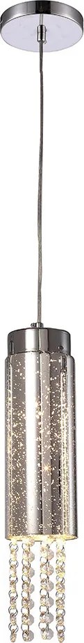 MILAGRO ML4363 MOONLIGHT Kristály Függesztett Lámpa Króm E14 IP20