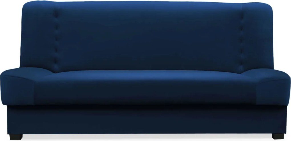 Wersalka Rozkładana PIANO Granatowa Welurowa