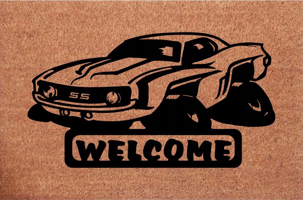 Lábtörlő az ajtó alá Welcome Autó Műhely Szerelő Ajándék