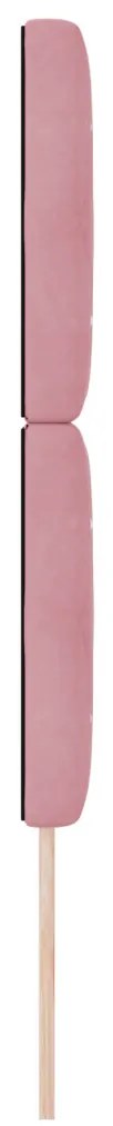 LED Fejtámla Rózsaszín 80 cm Bársony