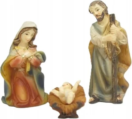 Szent Család karácsonyi betlehemhez- 4 részes 7cm magas figurákhoz