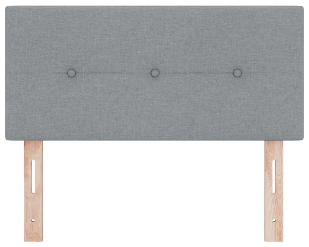 LED Fejtámla LED -es lámpákkal Világosszürke 100 cm szövet