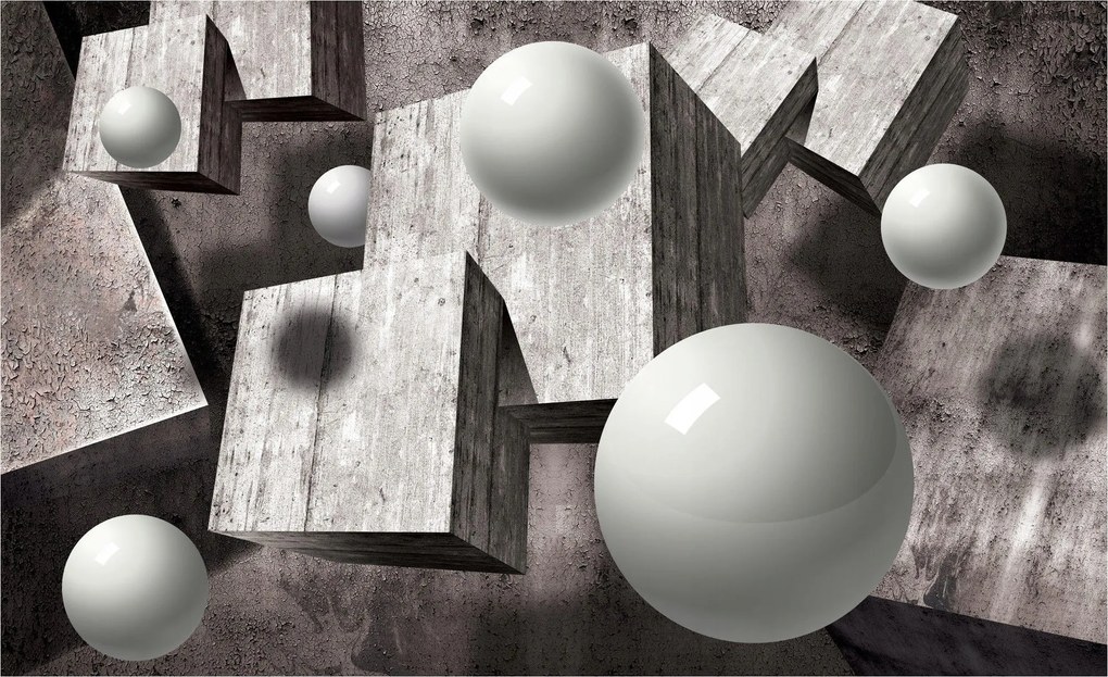 Fotótapéta Gömbök és geometria minimalizmus skandináv stílus 368x254 +ragasztó