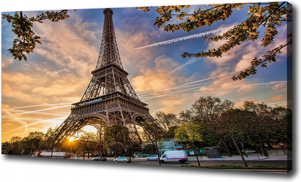 Vászonkép Eiffel-torony Párizs 100x70 cm