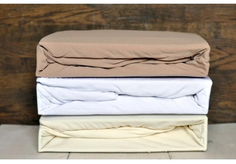 EMI fehér szupersztreccs lepedő, 90 (100)x200-as lap