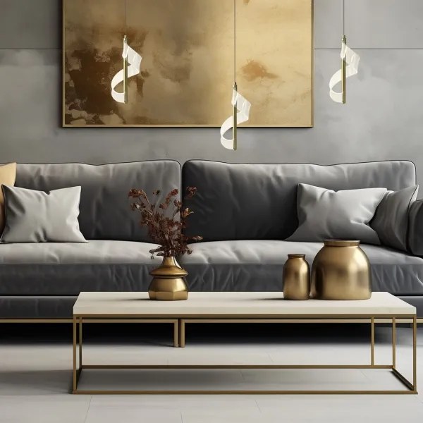 LED Csillár zsinóron LARGO LED/10W/230V arany