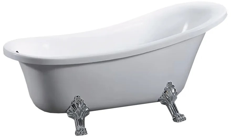 Clark szabadon álló fürdőkád fém lábakkal 170x73x73 cm