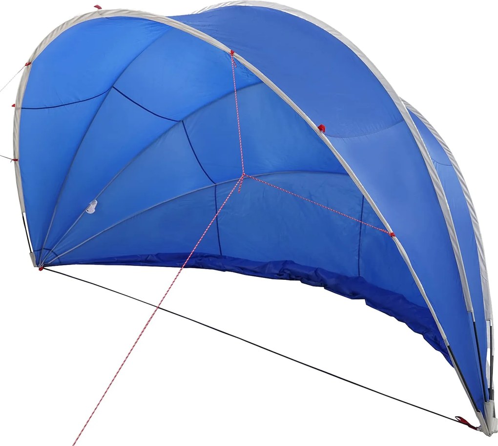 vidaXL Medence kupola Zöld 500 x 500 x 236 cm