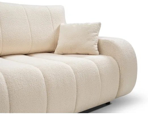 DESIO kinyitható háromszemélyes kanapé, bézs