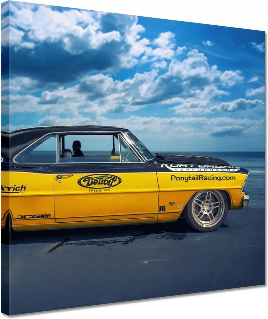 Vászonkép 30x30 Sárga Chevy Nova Ss