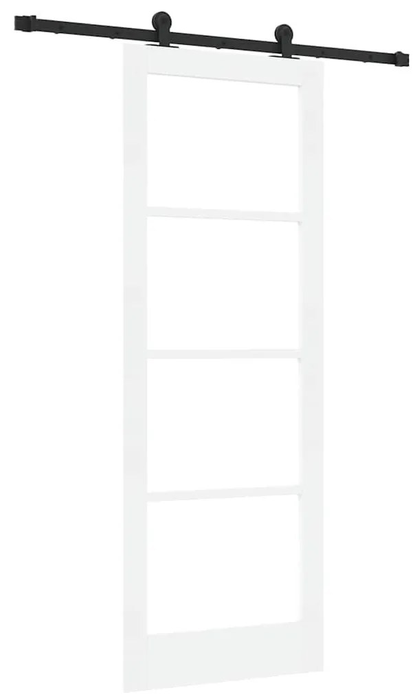 Csúszó Ajtó ORKDAL Fehér 78 x 211 cm Fa és fém