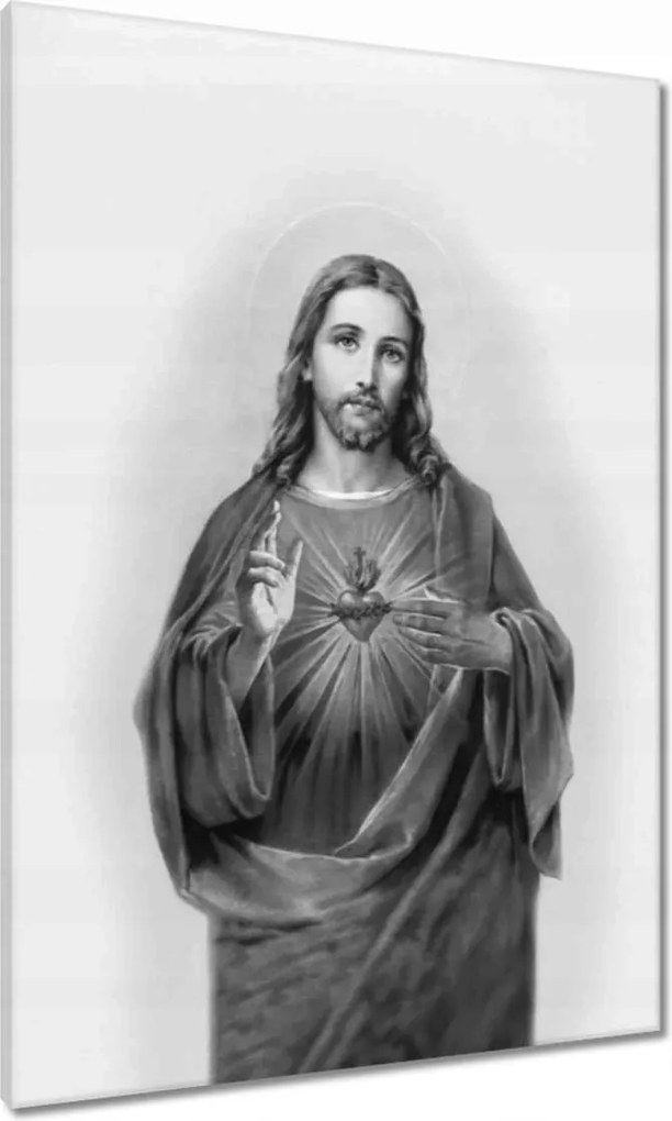 Vászonkép 70x100 Jézus Krisztus Király Szív