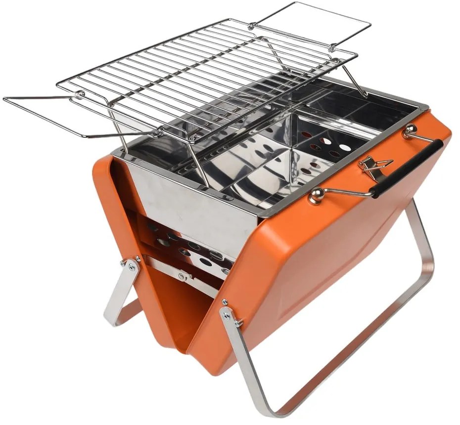 Faszenes hordozható grillsütő Burnt Orange – Rex London