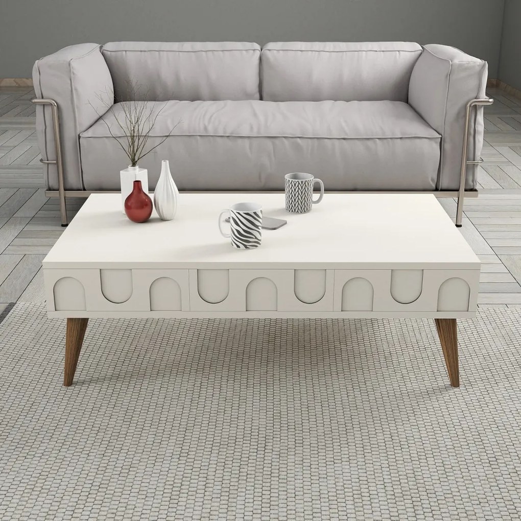 Lyon 34 - Cream, Walnut