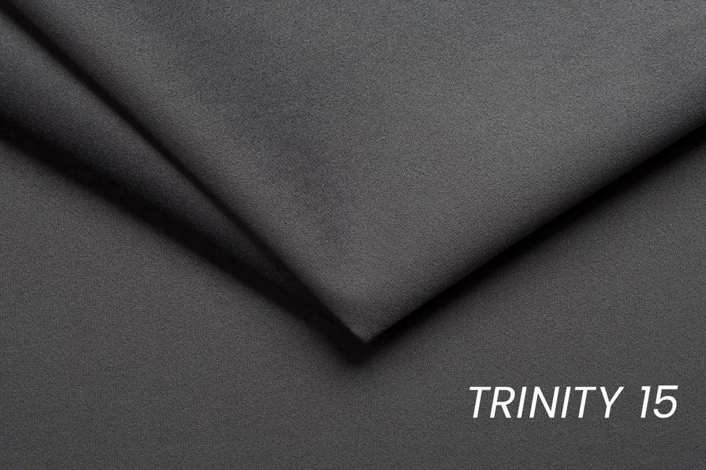 Laksaro sarokkinyitható kanapé, jobb oldali - szürke Velúr Trinity 15