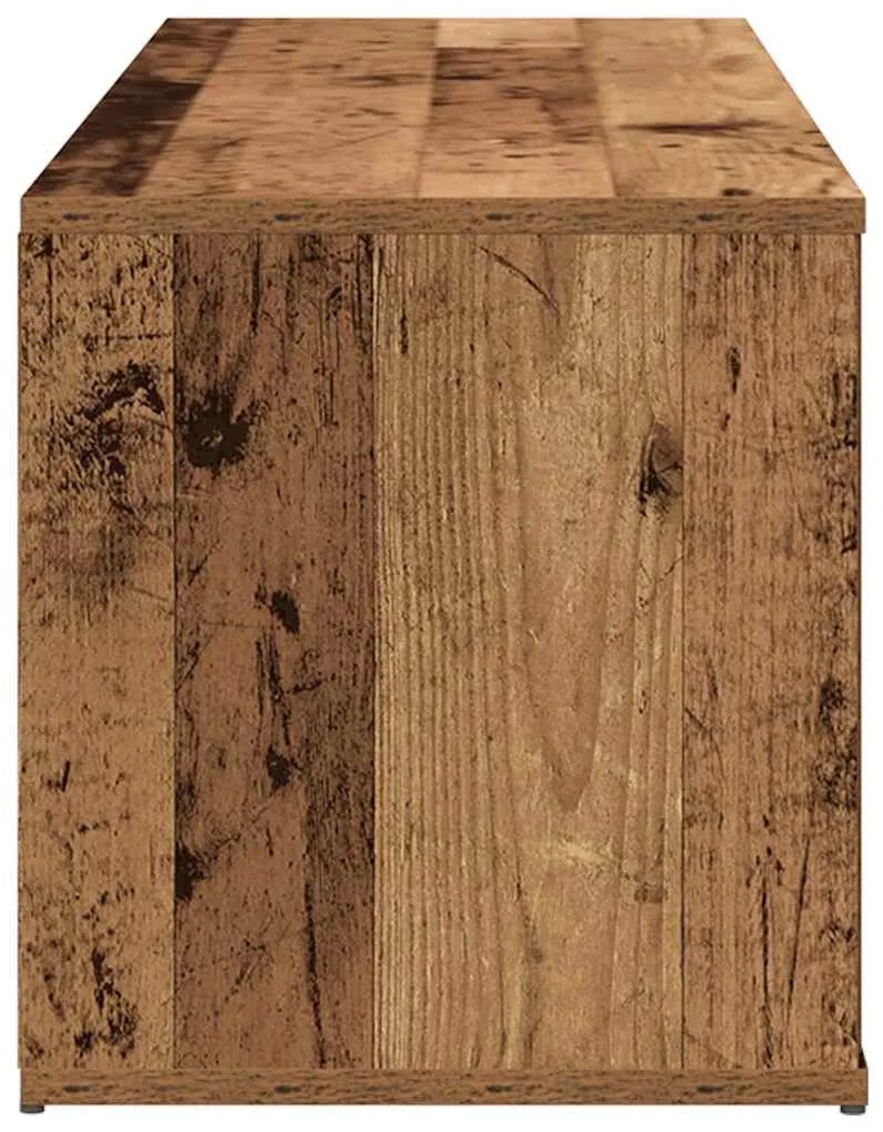 TV szekrény Régi fa 120x34x37 cm Gépelt fa