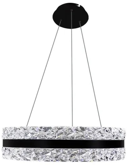 LED dimmelhető függeszték kábellel LED/80W/230V 3000-6500K fekete + DO