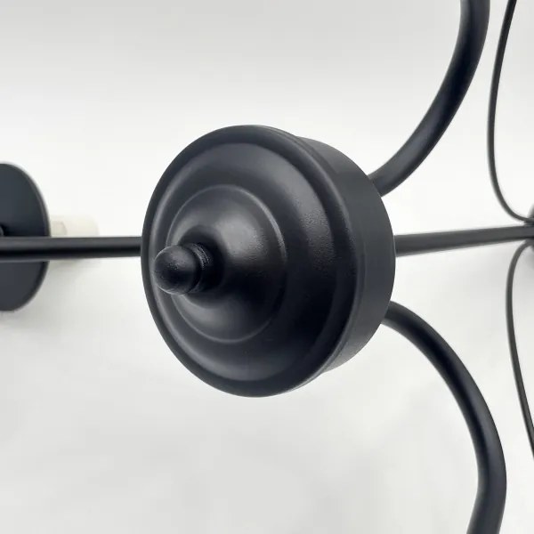 Brilagi - LED Csillár láncon COTTAGE 3xE14/40W/230V fekete/barna