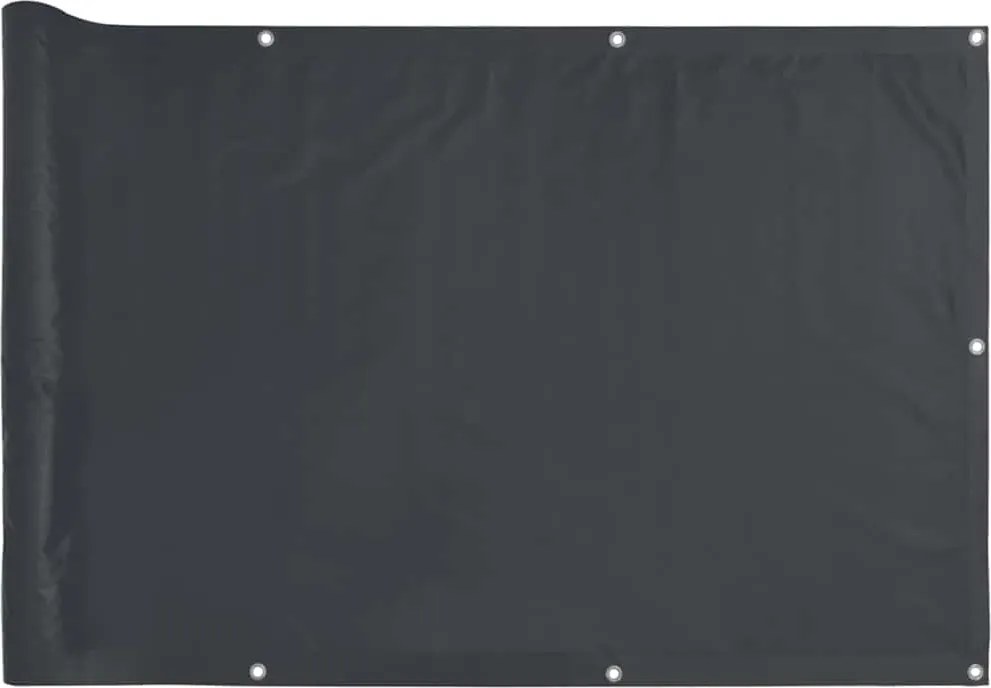 vidaXL antracitszürke PVC belátás elleni erkélyparaván 500x120 cm
