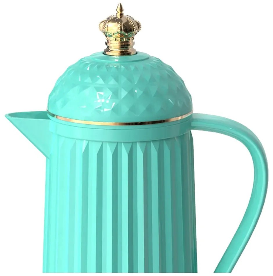Türkiz termosz 920 ml Crown – PT LIVING
