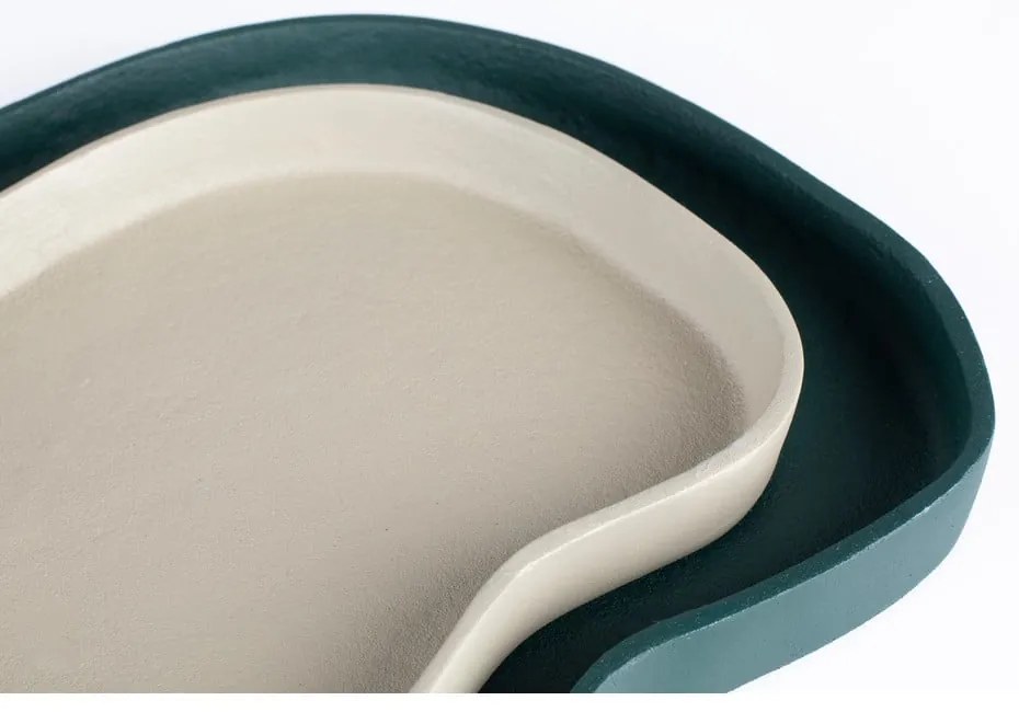 Fém dekoratív tálca szett 2 db-os 35x23 cm Revolt – Zuiver