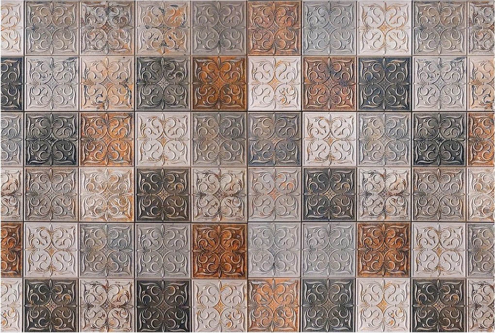 Fotótapéta Flizelin Dekoratív Hálószoba Ornamentális csempe 104x70