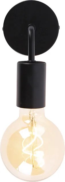 Modern fali lámpa fekete 15,5 cm - Facile