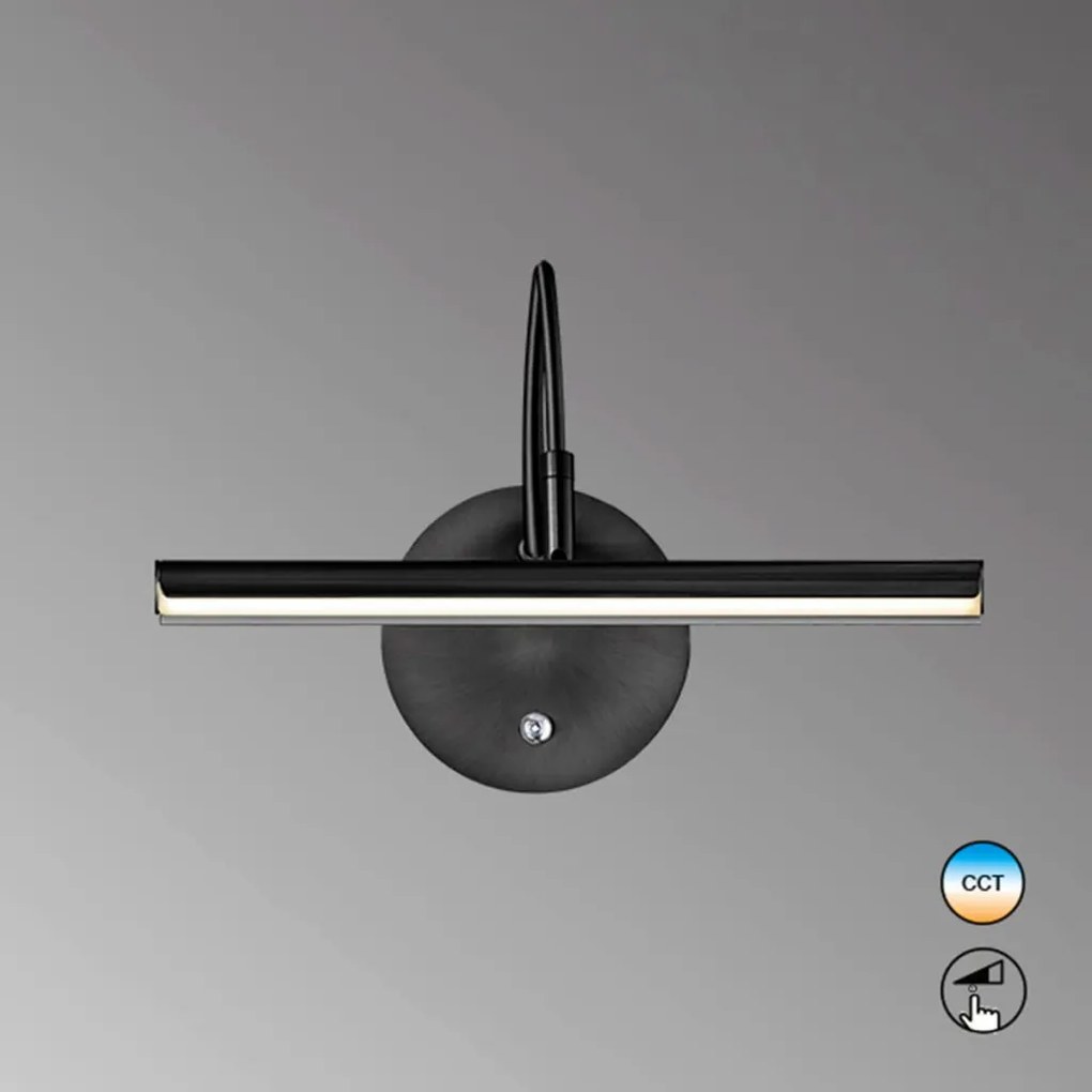 FISCHER & HONSEL30426 NAMI Modern Képvilágító lámpa Bézs, Fekete, Szürke LED IP20