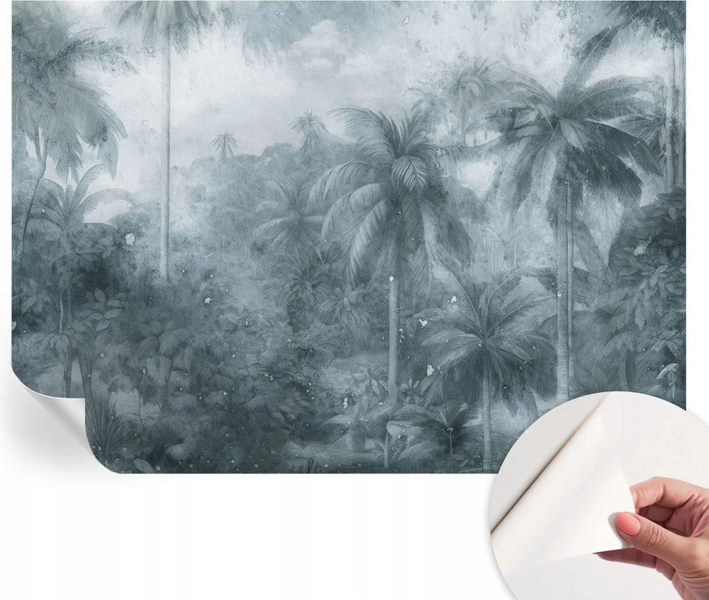 Matt öntapadós fotótapéta Falra Trópusi növényzet 208x146 cm