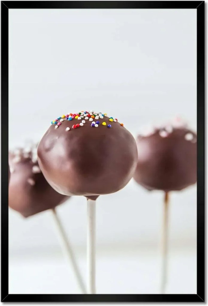 Poszterek keretben 40x60 Csokoládé nyalókák