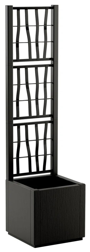 STEFANPLAST ETHICA virágtartó rácsos/rácsos virágtartó, sötétszürke