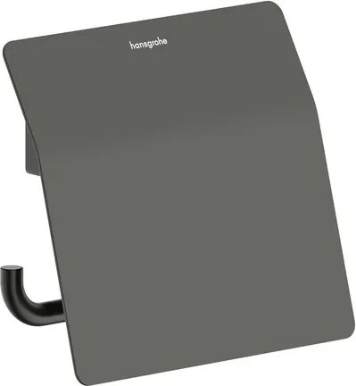 Hansgrohe AddStoris S wc-papír tartó csiszolt fekete króm színű 41783340