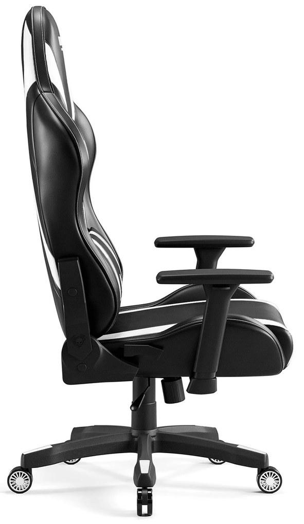 Gamer szék műbőr King Size, fekete-fehér: Diablo X-Horn 2.0