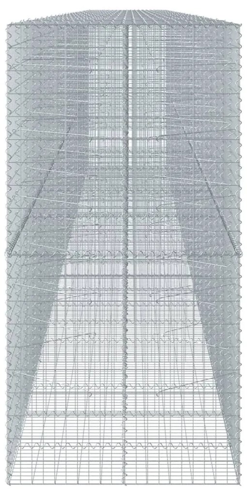 horganyzott vas gabion kosár fedéllel 1150 x 100 x 200 cm