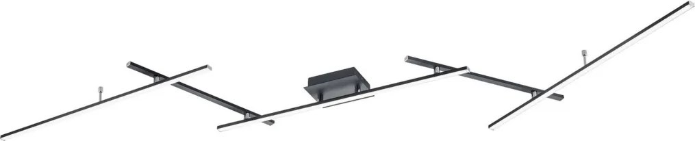 TRIO 628410532 ARVIN Modern LED Mennyezeti Lámpa Fekete LED IP20