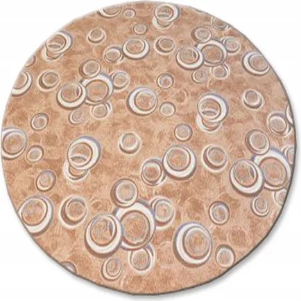 Szőnyeg Kerék 200 Drops bézs kerek pöttyös csepp @65964