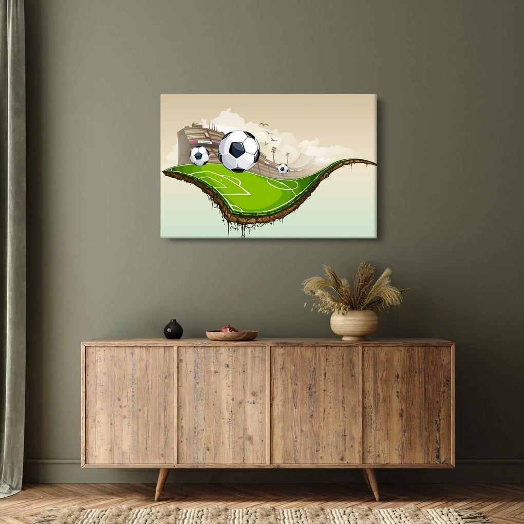 Kép - futballpálya (90x60 cm)