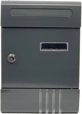 Robert postaláda grafitszürke Gjm acél 2 db A4-es kulcs