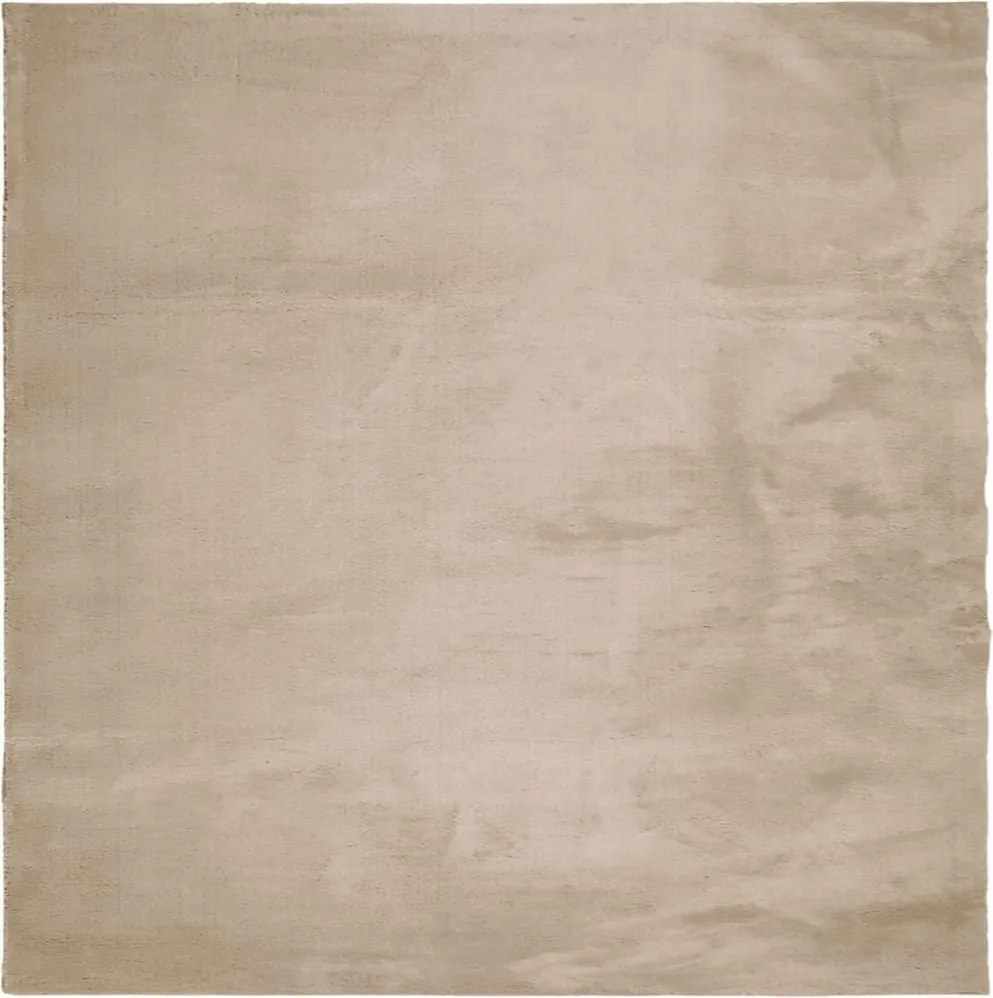 vidaXL HUARTE homokszínű rövid szálú puha és mosható szőnyeg 120x120cm