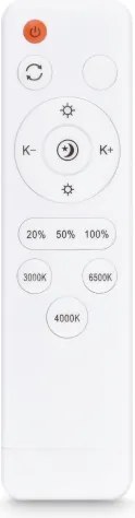BRILAGI - LED Dimmelhető lámpatest PILANA LED/60W/230V tölgy/bézs átm. 60 cm + távirányító